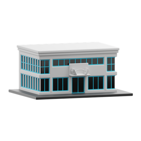 Fitness building  3D Icon