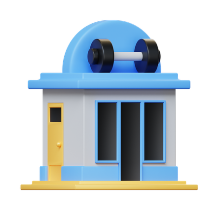 Fitness Center  3D Icon