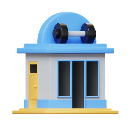 Fitness Center  3D Icon