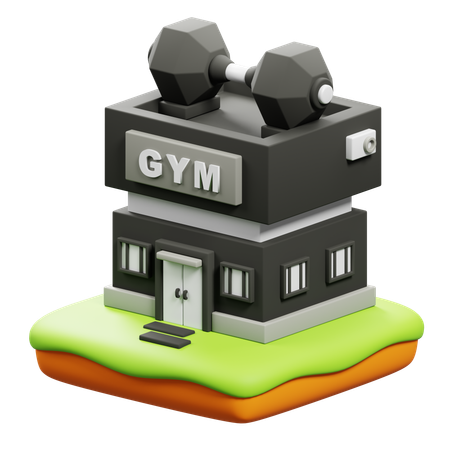 Fitness Center  3D Icon