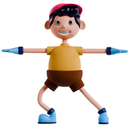 Fitness Fun Exercise  3D Icon