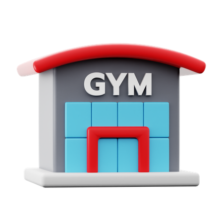 Academia de ginastica  3D Icon