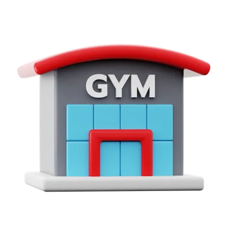 Academia de ginastica  3D Icon