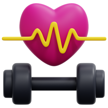 Fitness Gym  3D Icon