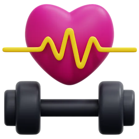 Fitness Gym  3D Icon