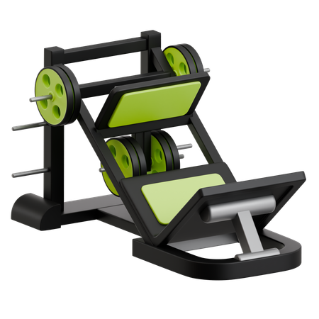 Fitness Leg Press Machine  3D Icon