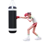 Fitness Man Doing Boxing