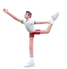 Fitness Man Doing Yoga Pose