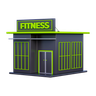 3d fitness place logo