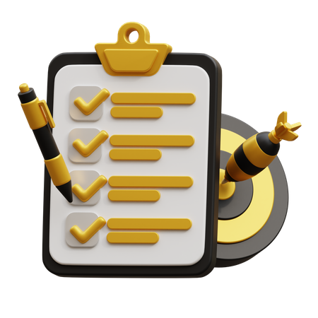 Fitness Plan  3D Icon