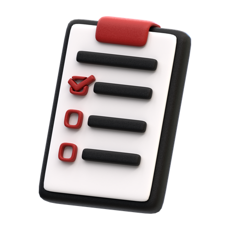 Fitness Plan  3D Icon