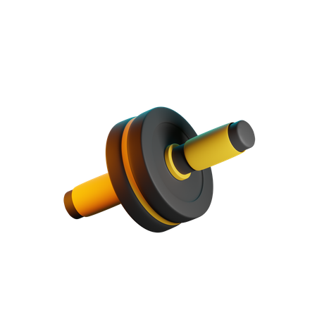 Fitness Roller  3D Icon