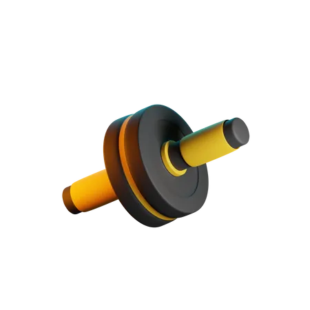 Fitness Roller  3D Icon