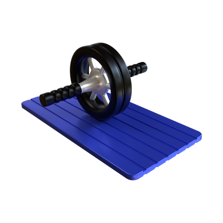 Fitness roller  3D Illustration