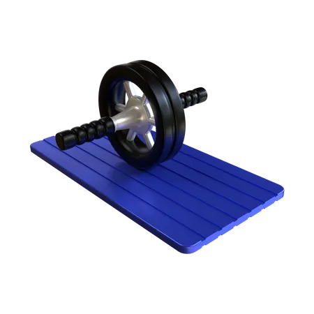 Fitness roller  3D Illustration