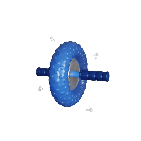 Fitness Roller 3D Illustration