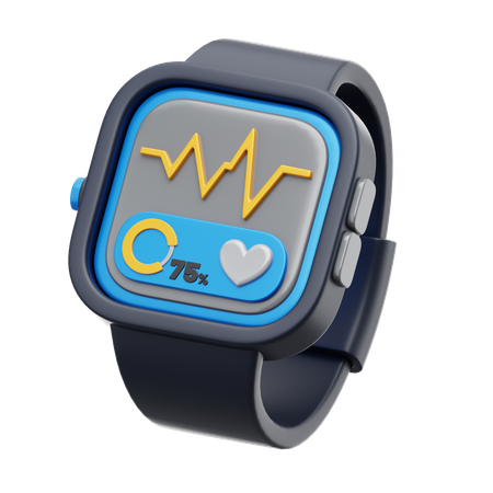 Smartwatch de fitness  3D Icon