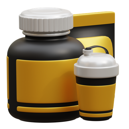 Fitness Suplement  3D Icon