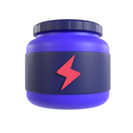 Fitness Suplement 3D Icon