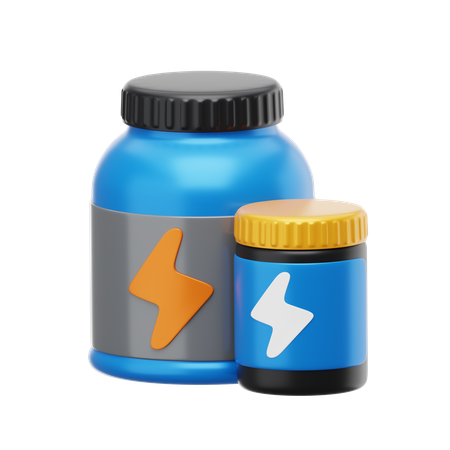 Fitness Supplement  3D Icon