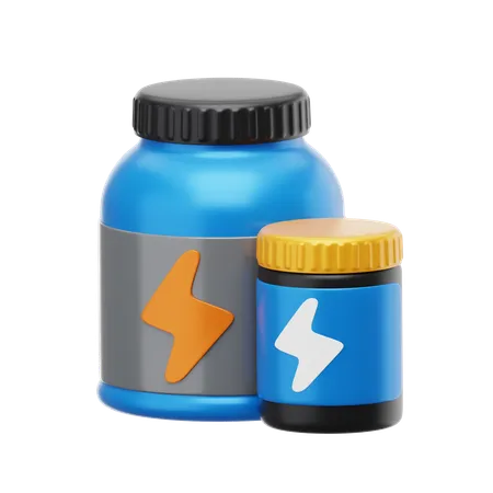 Fitness Supplement  3D Icon