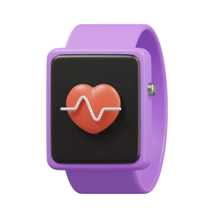 Smartwatch And Fitness Tracker 3 D Illustration 3D Icon
