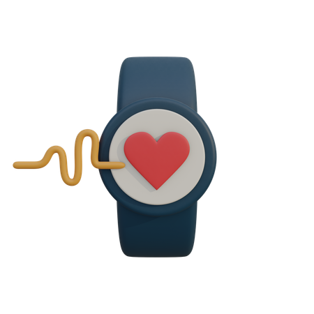 フィットネストラッカー  3D Icon