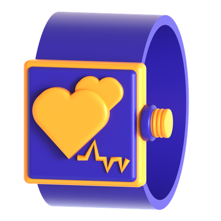 Fitness Tracker  3D Icon