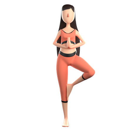 Fitness Training  3D Illustration