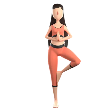 Fitness Training  3D Illustration