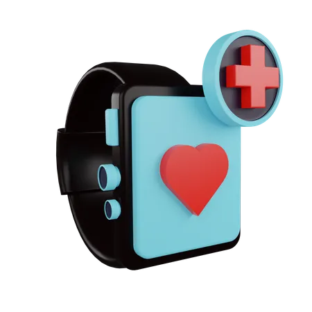 Fitness Watch 3 D Illustration Contains PNG BLEND GLTF And OBJ Files 3D Icon