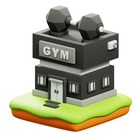 Fitness Center  3D Icon