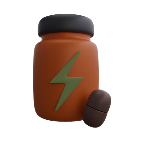 Energydrink fürs Fitnessstudio  3D Icon