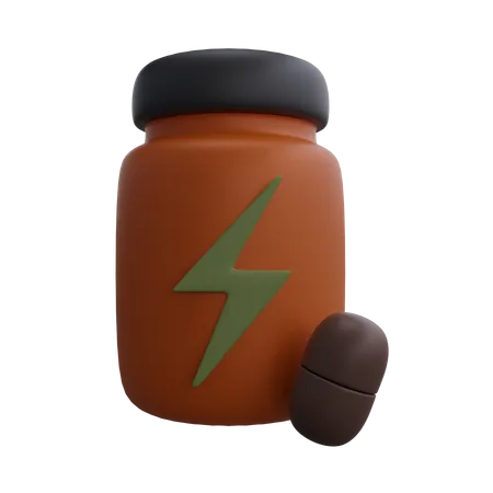 Energydrink fürs Fitnessstudio  3D Icon