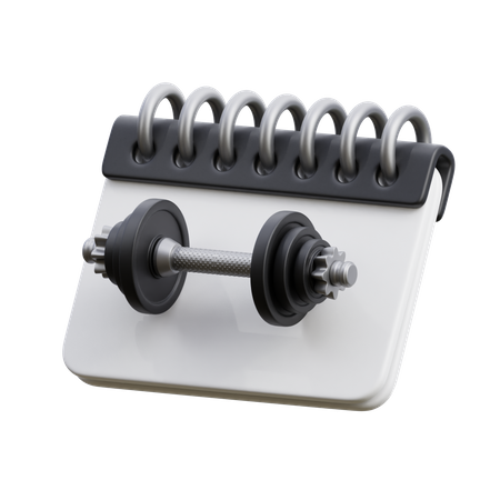 Tag im Fitnessstudio  3D Icon