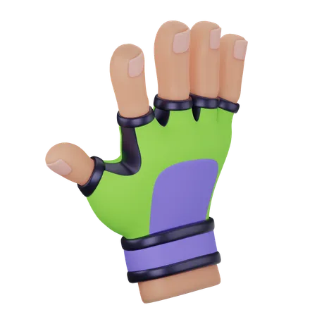 Fitrness Gloves  3D Icon