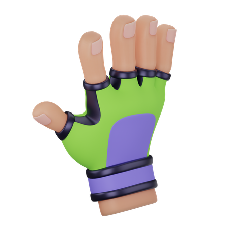 Fitrness Gloves  3D Icon