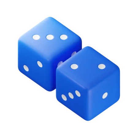 Five Dice  3D Icon