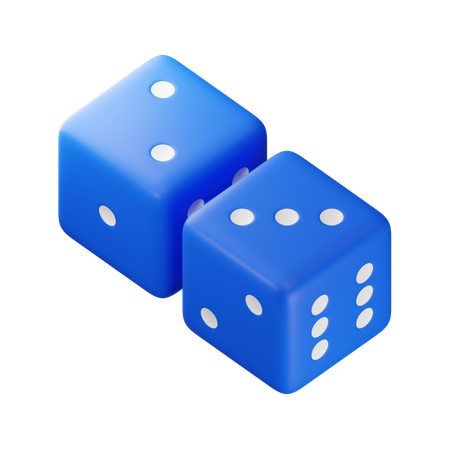 Five Dice  3D Icon