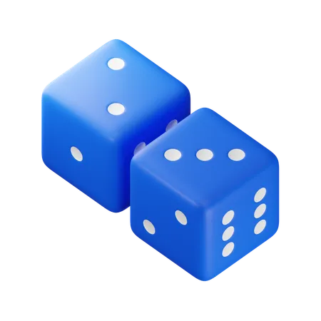 Five Dice  3D Icon