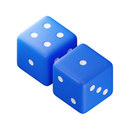 Five Dice  3D Icon