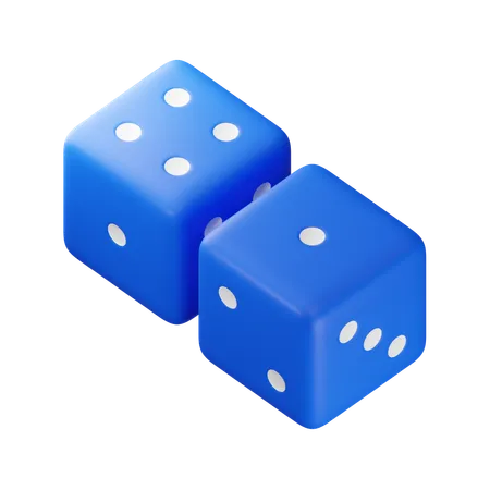 Five Dice  3D Icon