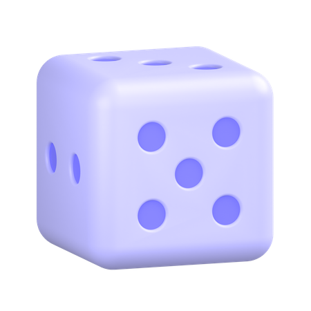 Five Dice  3D Icon