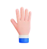 Five Finger Hand Gesture