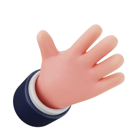 Five Finger Hand Gestures  3D Icon