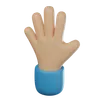 Five Fingers Hand Gesture