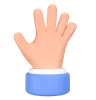 Five Hand Gesture