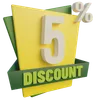 Five Percent Discount