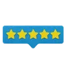 Five Rating Chat Label