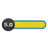 Five Star Rating Circle Bar